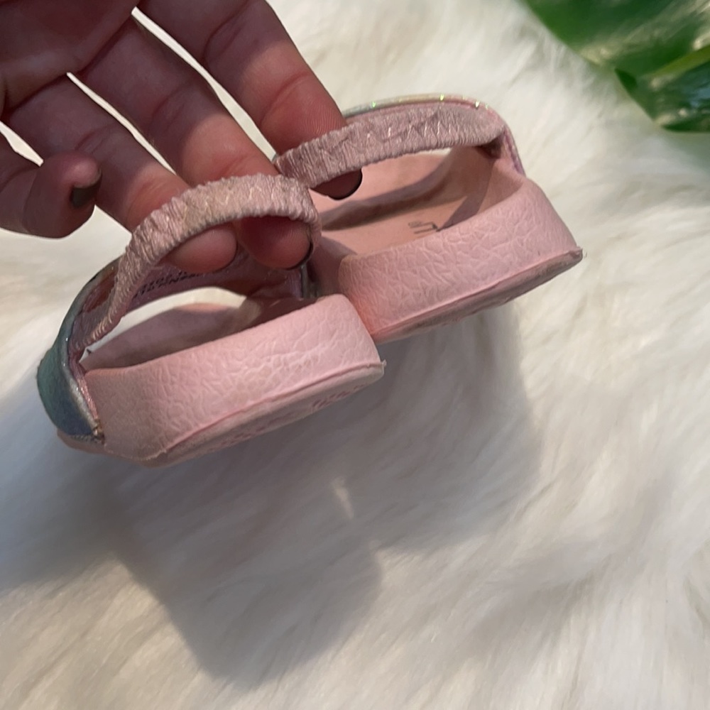 🌺capelli New York pink unicorn toddler slides 5 - Picture 4 of 6